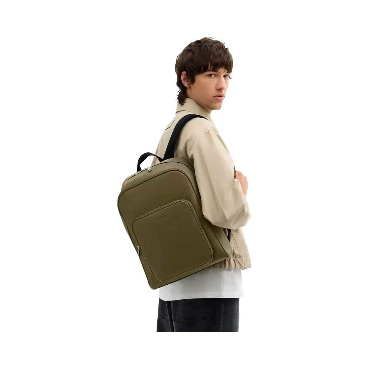 Coach Aiden Backpack in Silver Olive