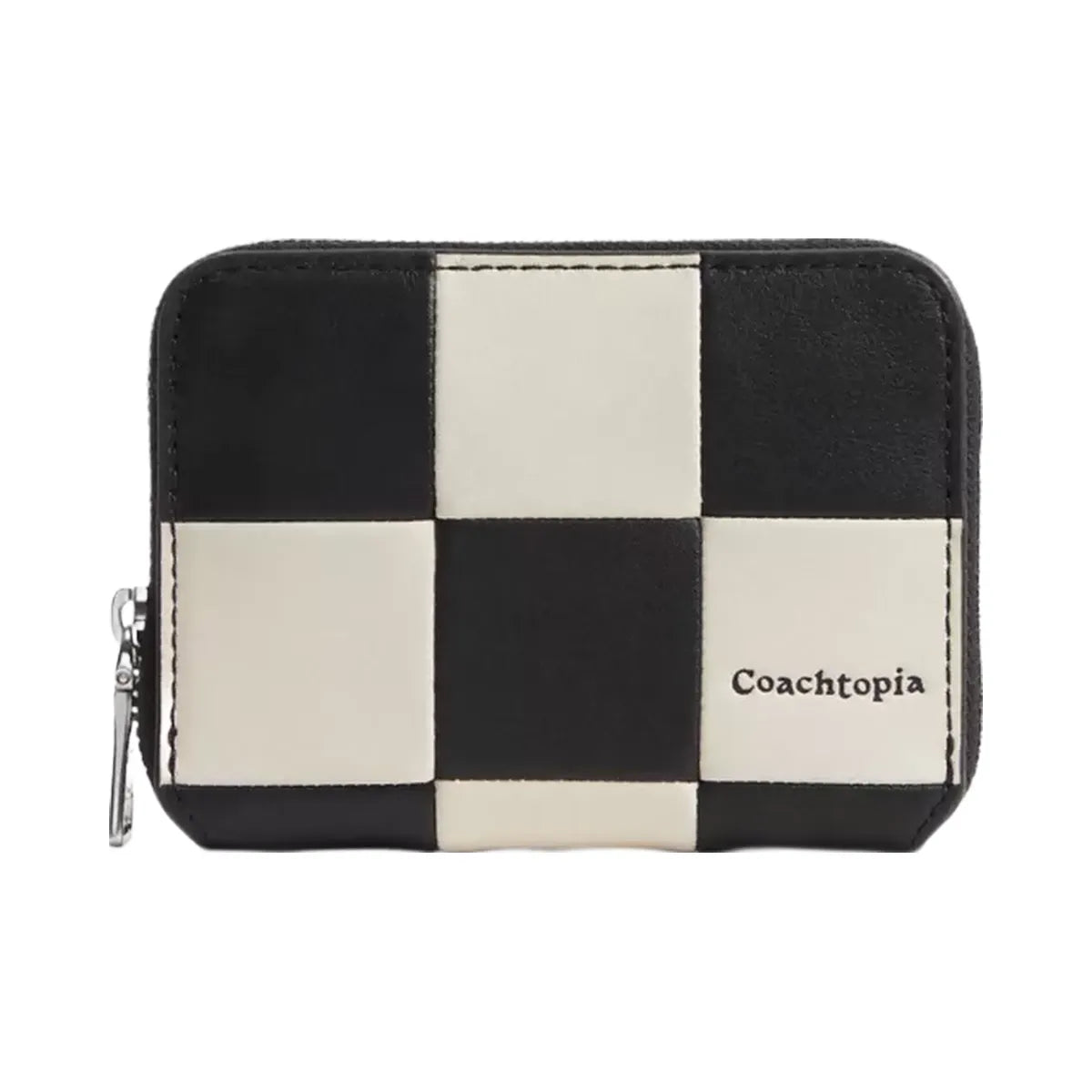 Coach Alter/Ego Zip Around Wallet in Black Chalk