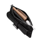 Coach Ashton Wristlet In Signature Denim in Silver Black