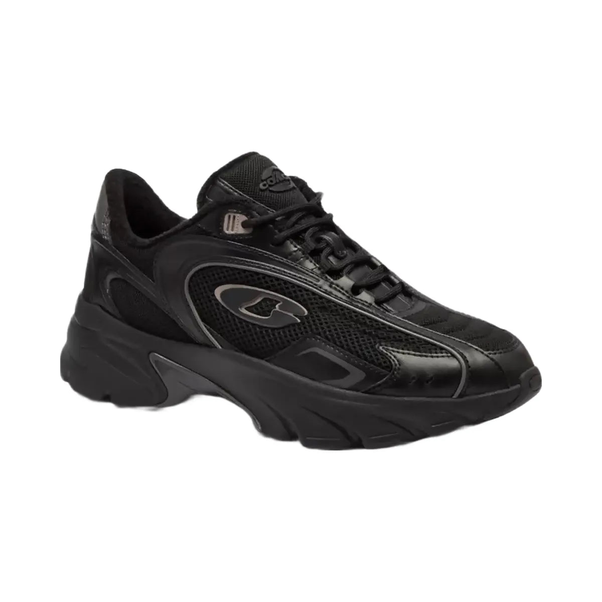 Coach Bolt Runner Sneaker in Black Chalk