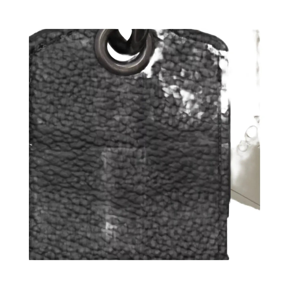 Coach Bottle Opener Key Fob In Signature Canvas in Gunmetal Charcoal