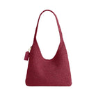 Coach Brooklyn Shoulder Bag 28 in Brass Dark Fuchsia