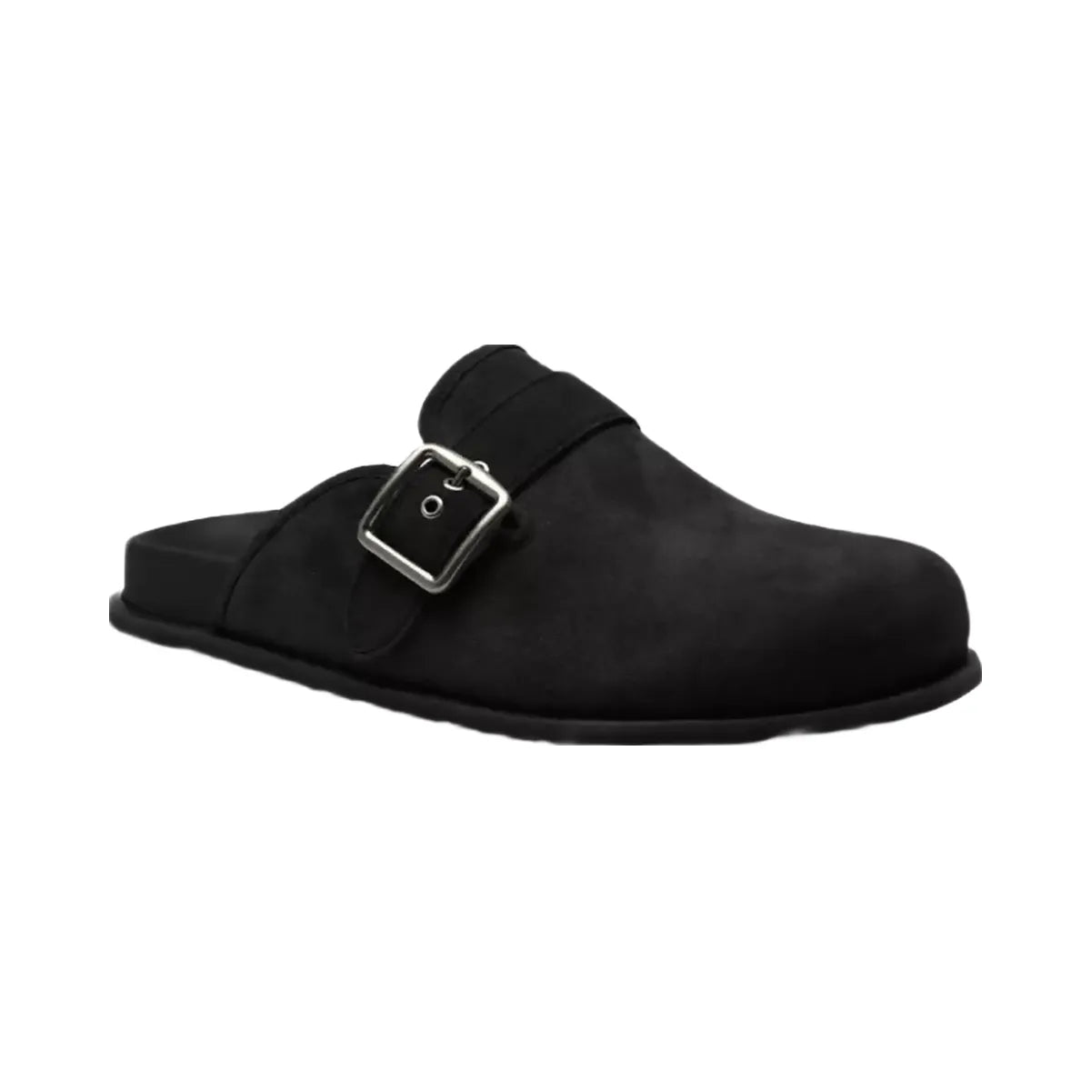 Coach Buckle Clog in Black