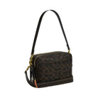 Coach Carey Crossbody Bag In Loved Signature Canvas With Charms in Gold Brown