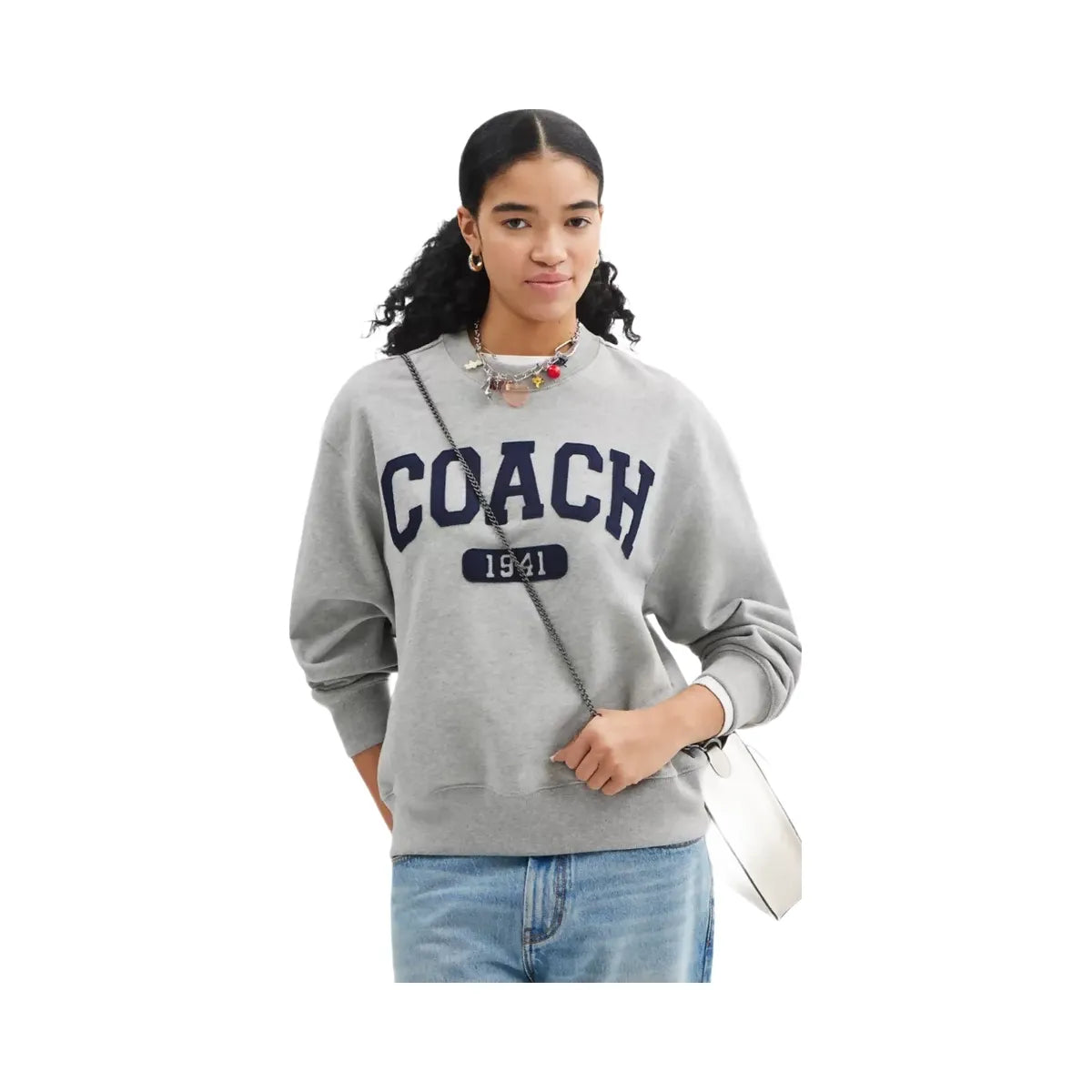 Coach Chain Strap in Gunmetal