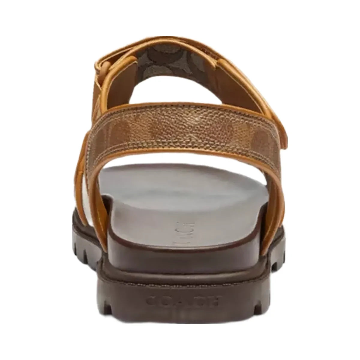 Coach Double Strap Sandal In Signature in Multi