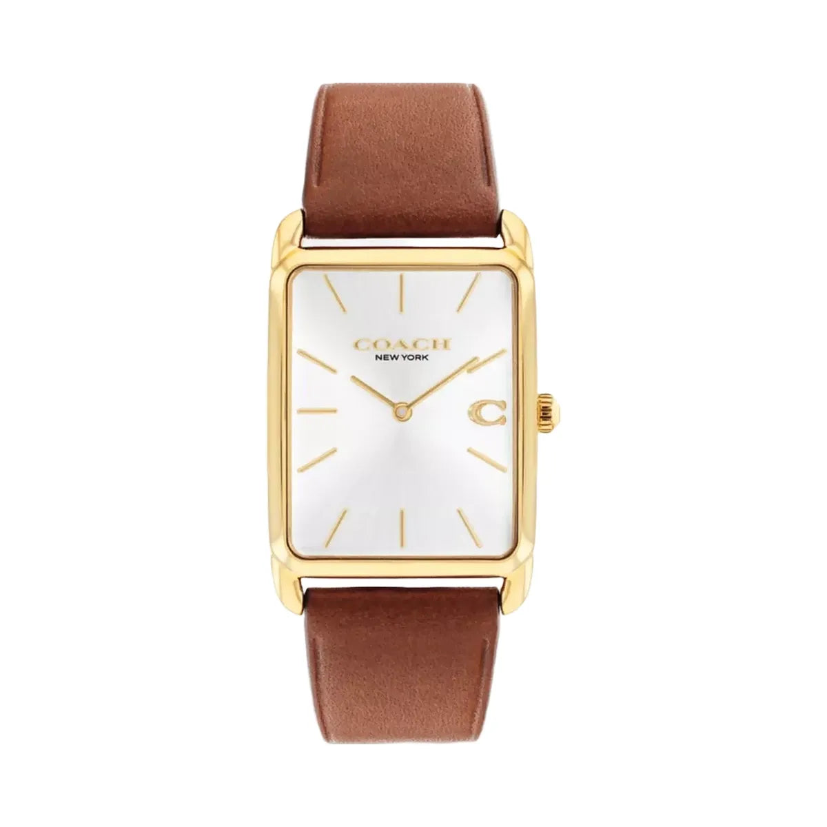 Coach Elliot Watch, 32 Mm X 26 Mm in Saddle