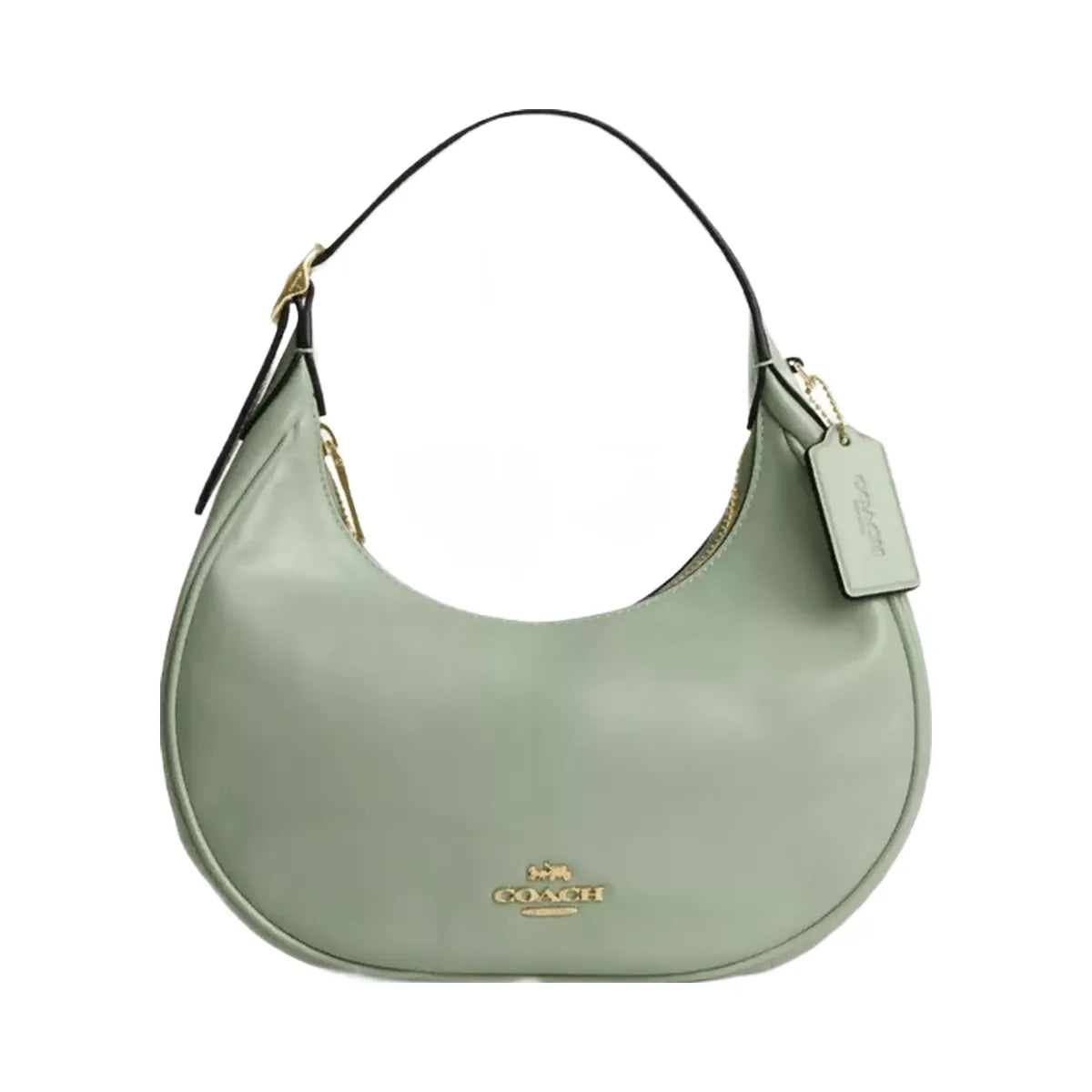Coach Emily Shoulder Bag in Gold Light Pistachio