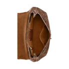 Coach Emory Top Handle Bag In Signature Chenille in Gold Light Khaki Vintage Brown