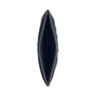 Coach Essential Card Case In Regenerative Cotton Denim With Quilting in Brass Dark Indigo