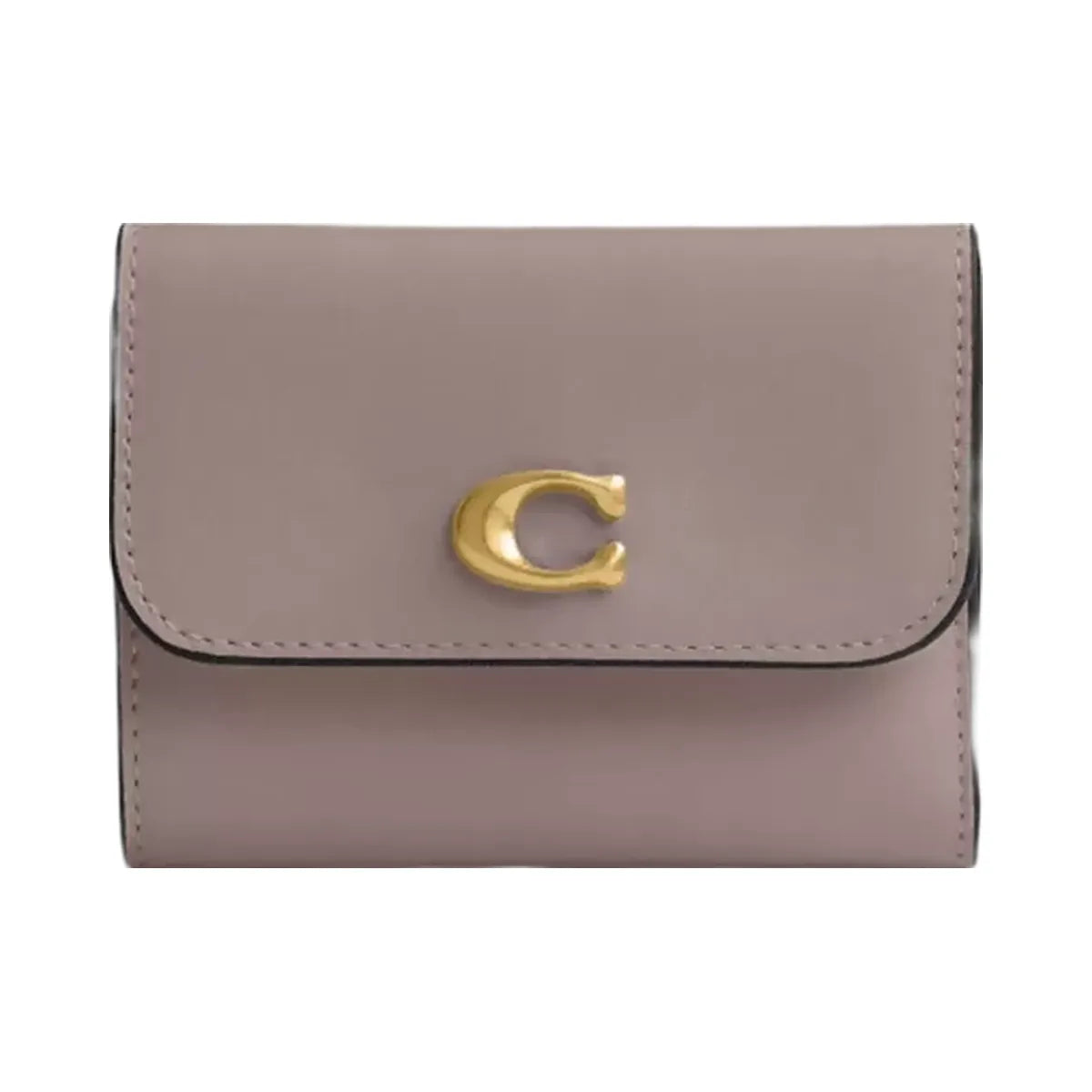 Coach Essential Card Holder Wallet In Colorblock in Brass Ash Multi