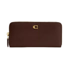 Coach Essential Slim Accordion Zip Wallet in Brass Maple
