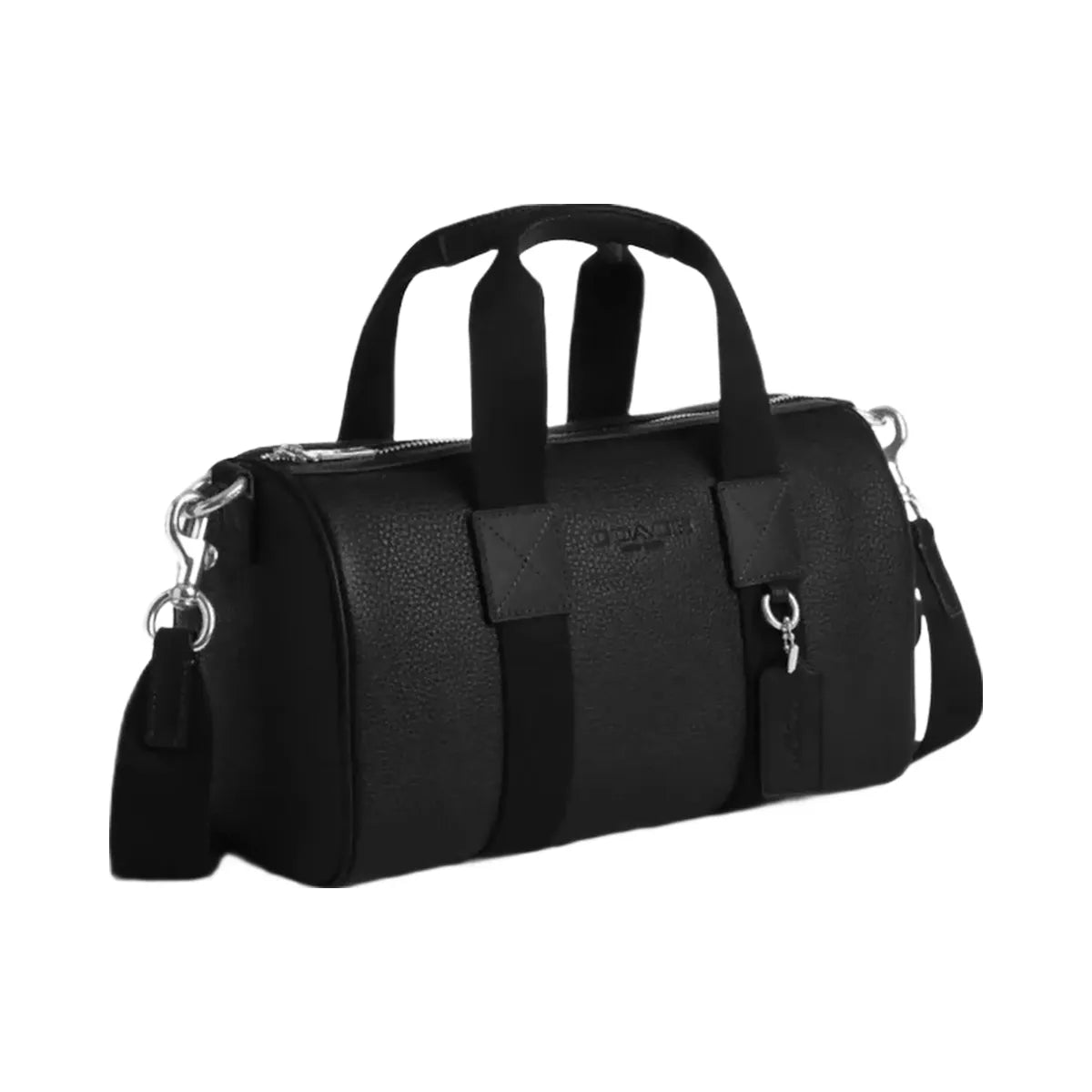 Coach Explorer Duffle Bag 28 in Silver Black