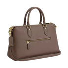 Coach Georgia Satchel Bag in Gold Dark Stone