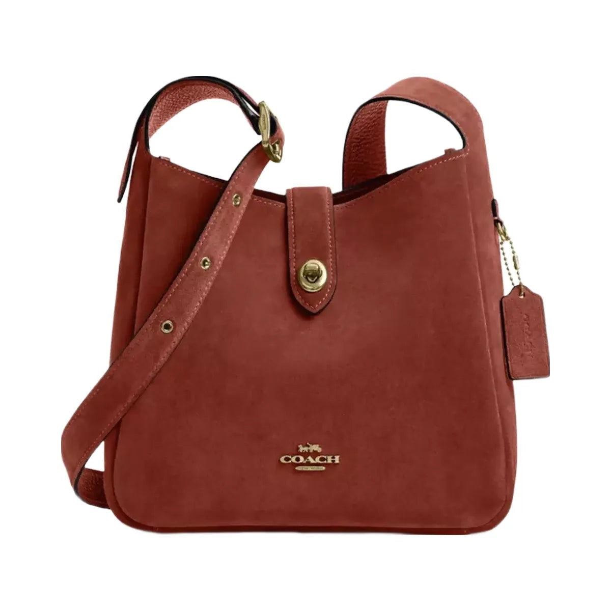 Coach Hadley Convertible Crossbody Bag in Gold Clay