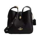Coach Hadley Mini Crossbody Bag in Gold Black
