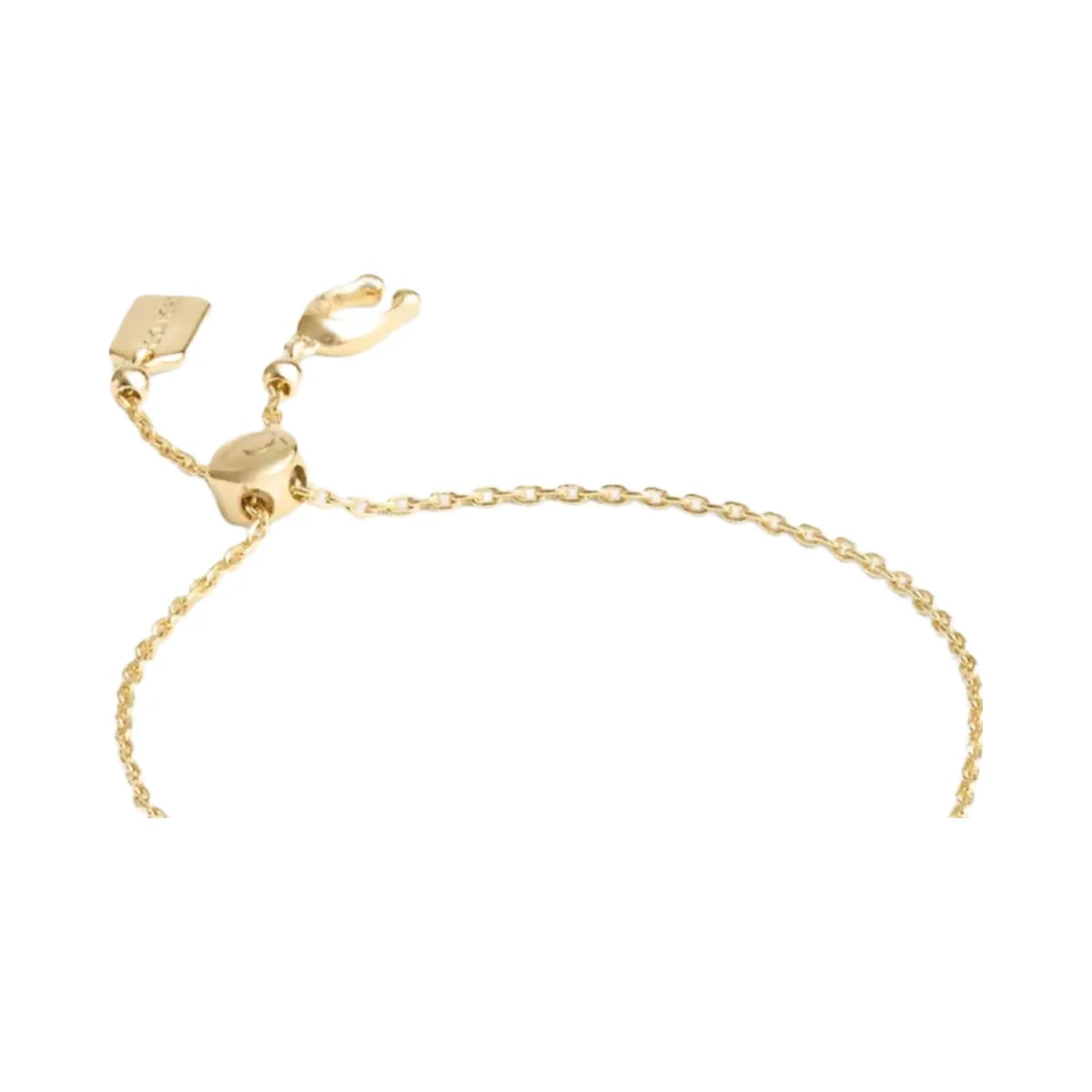 Coach Halo Round Slider Bracelet in Gold