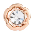 Coach Halo Tea Rose Stud Earrings in Rose Gold