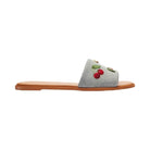Coach Holly Sandal With Cherries in Denim Multi