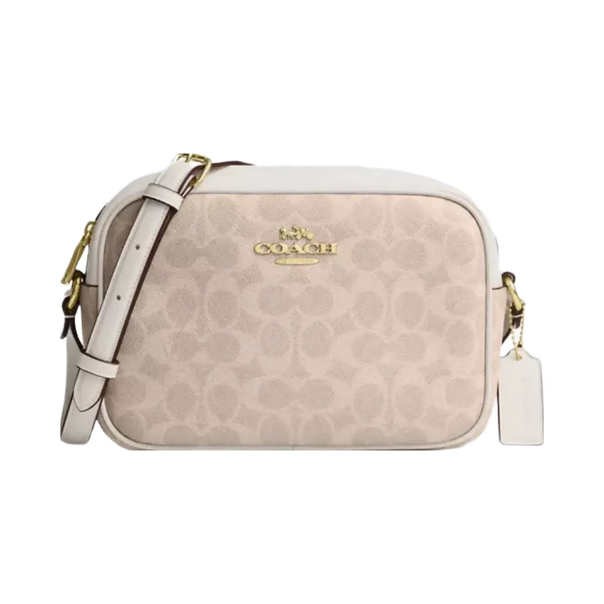 Coach Jamie Camera Bag In Signature Canvas in Gold Sand Chalk