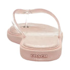 Coach Jelly Flip Flop In Signature in Candy Pink