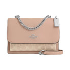 Coach Klare Crossbody Bag In Signature Canvas in Silver Sand Taupe