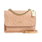 Coach Klare Crossbody Bag In Signature Leather in Gold Faded Blush