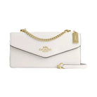 Coach Klare Envelope Crossbody Bag in Gold Chalk