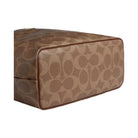 Coach Large City Tote Bag In Maxi Signature Canvas in Gold Tan Brown