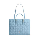 Coach Maggie Tote Bag In Signature Leather in Gold Azure