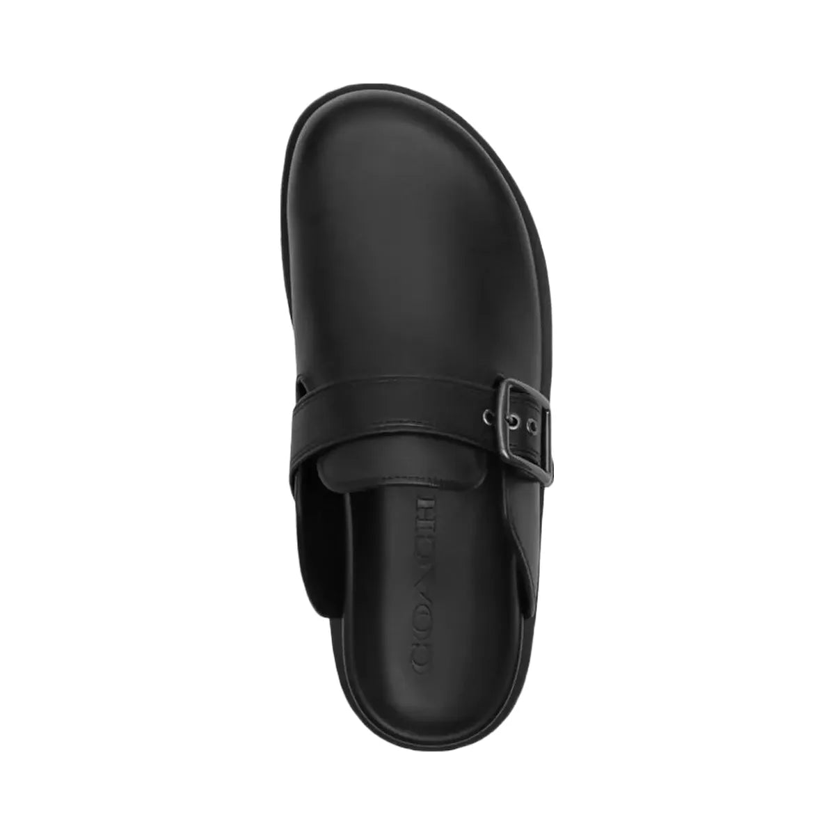 Coach Men's Buckle Clog Black