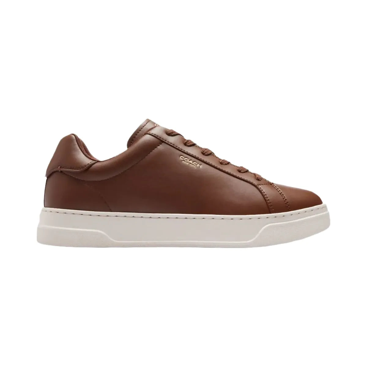 Coach Men's High Line Sneaker Dark Saddle