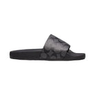 Coach Men's Slide In Signature Canvas Charcoal Black
