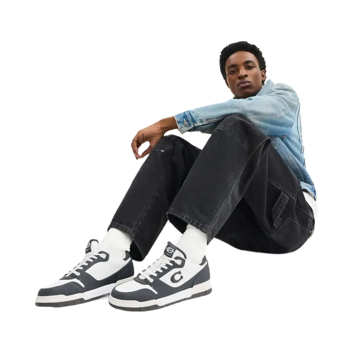 Coach Men's Soho Sneaker Charcoal