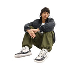 Coach Men's Soho Sneaker In Mixed Signature Black Chalk
