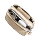 Coach Mini Carey Crossbody Bag in Silver Ivory