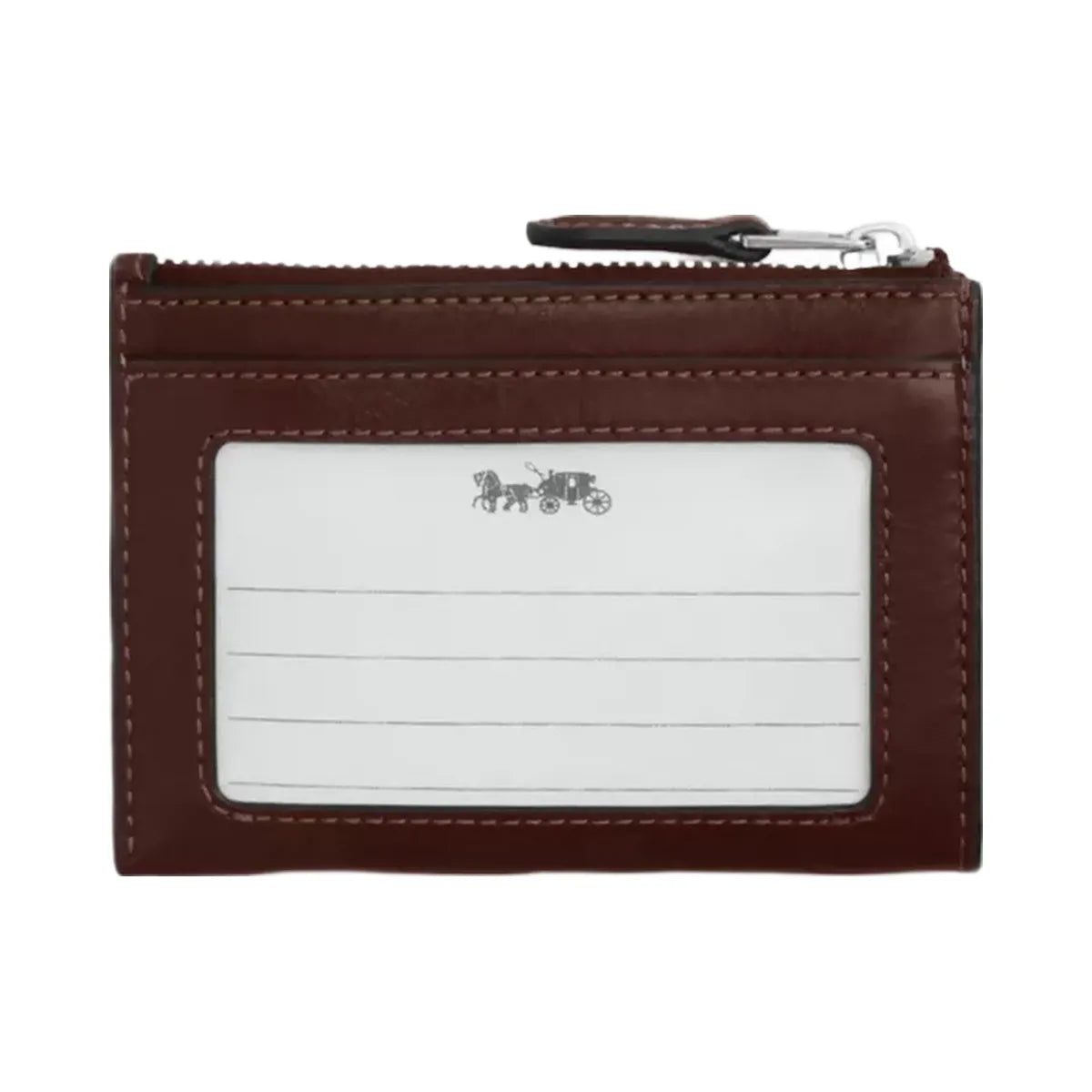 Coach Mini Skinny Id Case in Silver Maple