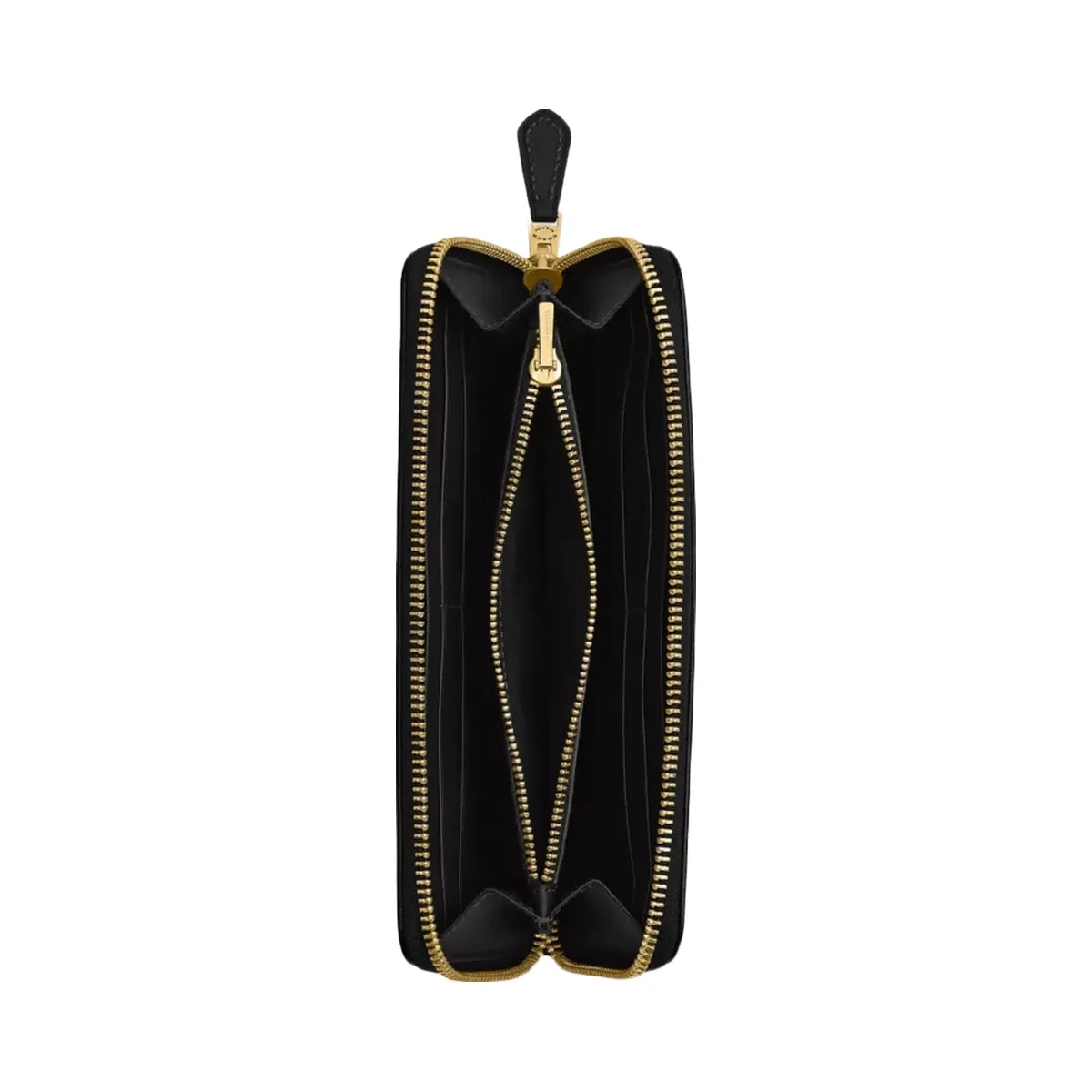 Coach New York Slim Accordion Zip Wallet in Brass Black