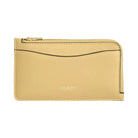 Coach New York Zip Card Case in Brass Vanilla