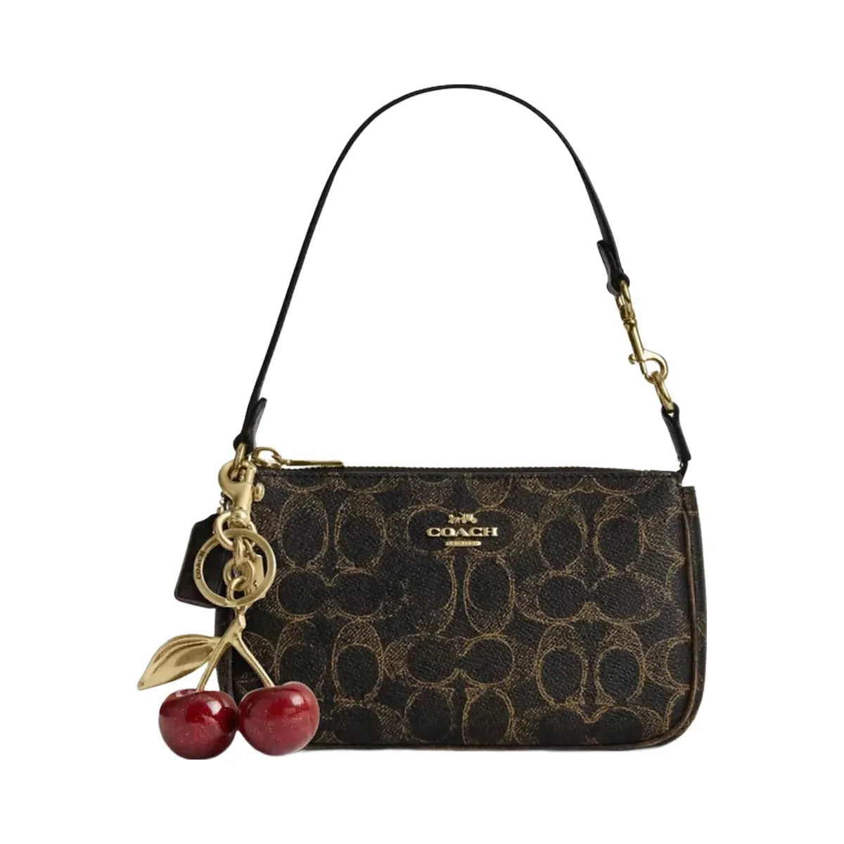 Coach Nolita 19 In Loved Signature Canvas With Charms in Gold Brown