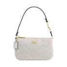 Coach Nolita 19 In Signature Canvas in Gold White Chalk