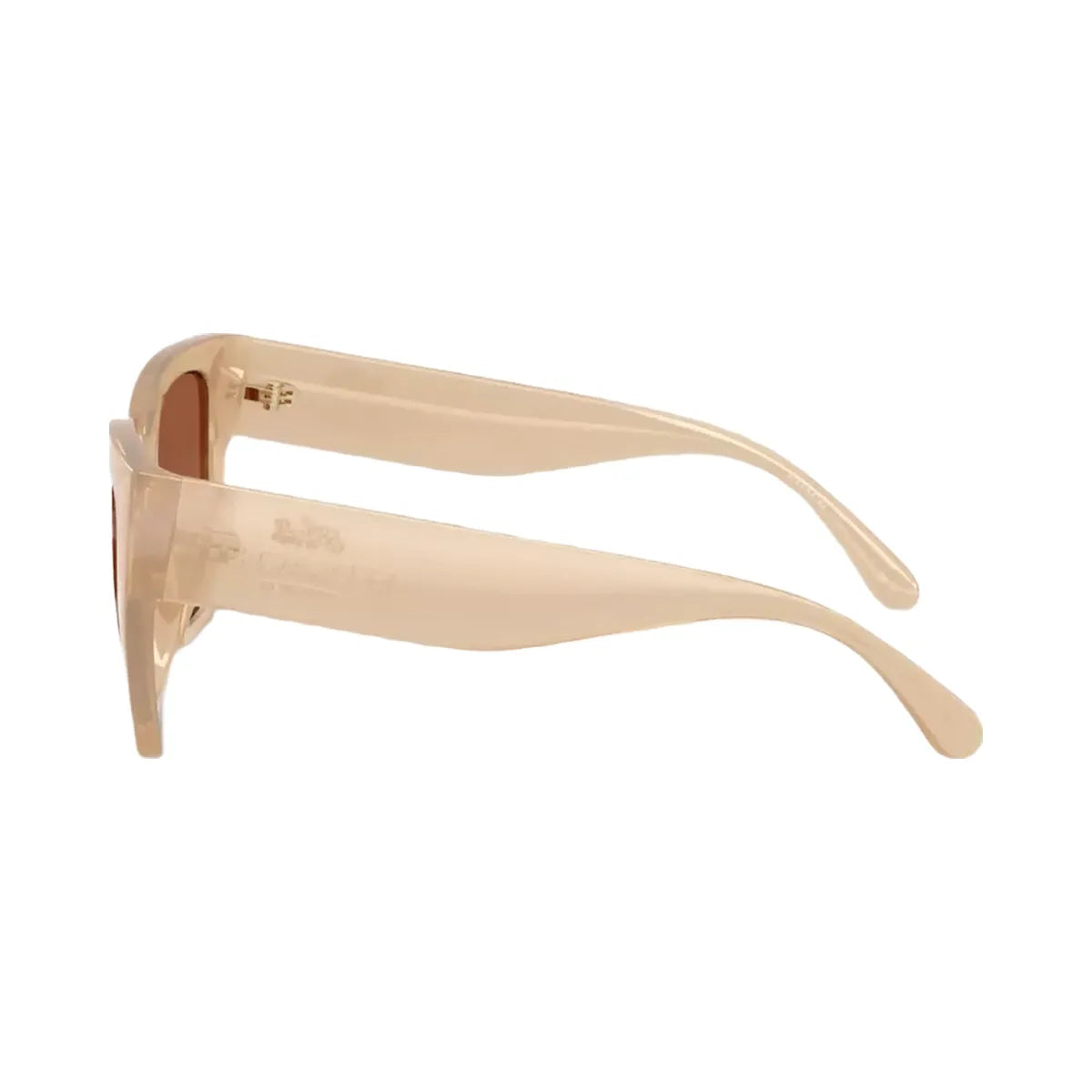Coach Oversized Cat Eye Sunglasses in Milky Beige