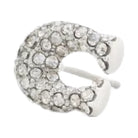 Coach Pavé C Stud Earrings in Silver