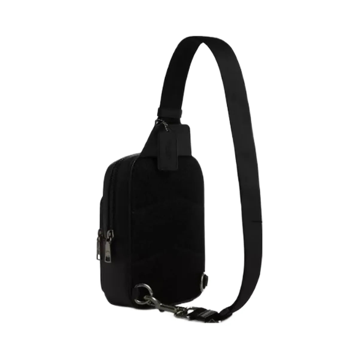 Coach Racer Sling Pack In Signature Canvas in Gunmetal Tan Black