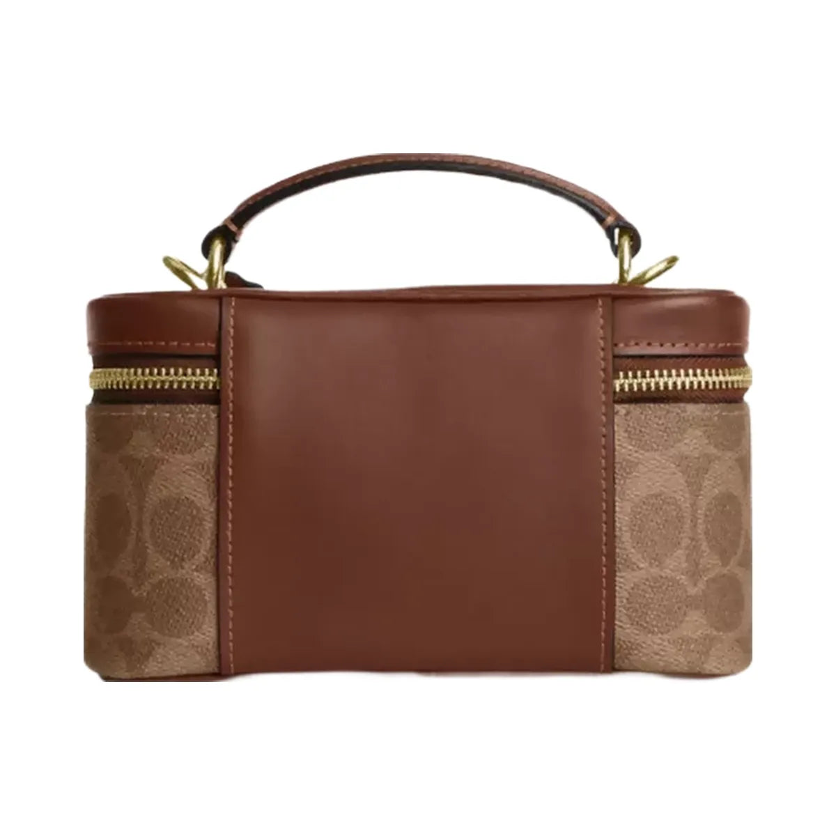 Coach Rainer Crossbody Bag 18 In Signature Canvas in Gold Tan Brown