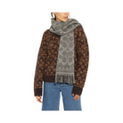 Coach Reversible Signature Cashmere Muffler in Dove Grey