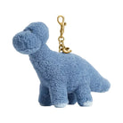 Coach Rexy 10th Birthday Buddy Dinosaur Bag Charm In Shearling in Brass Blue Multi