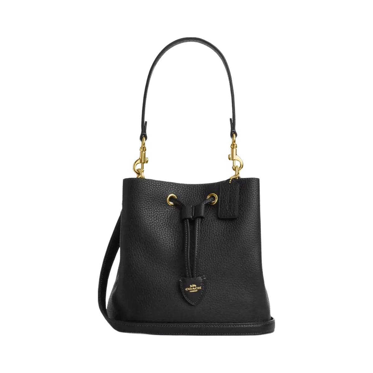 Coach Rowan Bucket Bag in Gold Black