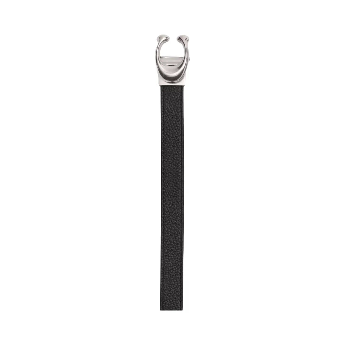 Coach Sculpted Signature Buckle Reversible Belt, 20 Mm in Silver Black
