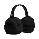 Coach Shearling Earmuffs in Black